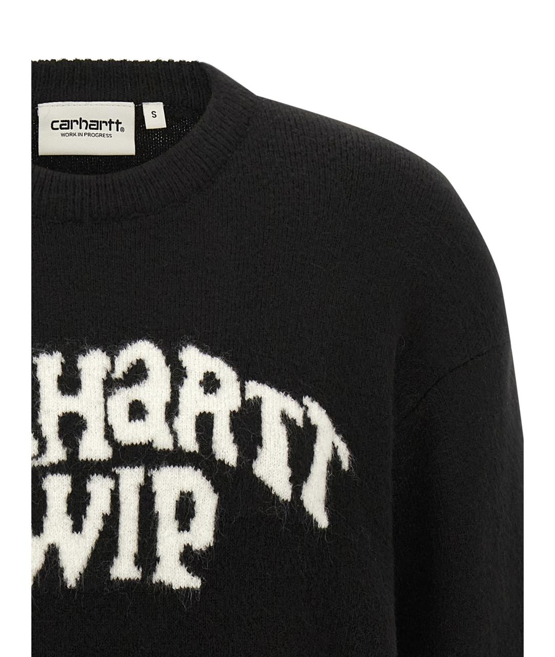 CARHARTT WIP Черный хлопковый кардиган, фото 3