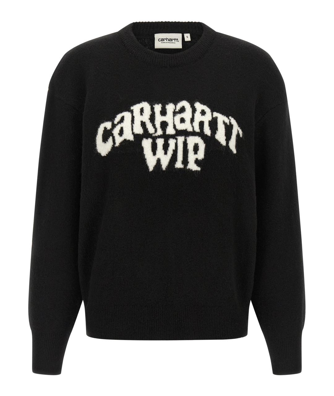 CARHARTT WIP Черный хлопковый кардиган, фото 1
