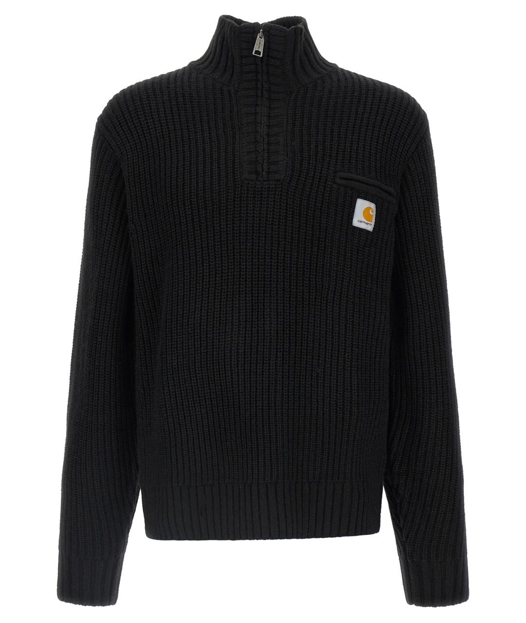 CARHARTT WIP Черный шерстяной джемпер / свитер, фото 1