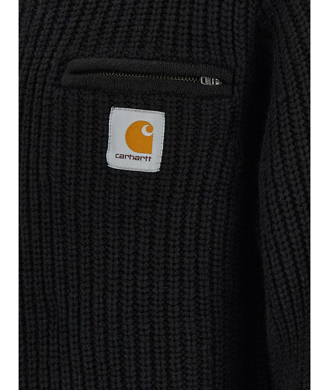 CARHARTT WIP Черный шерстяной джемпер / свитер, фото 4