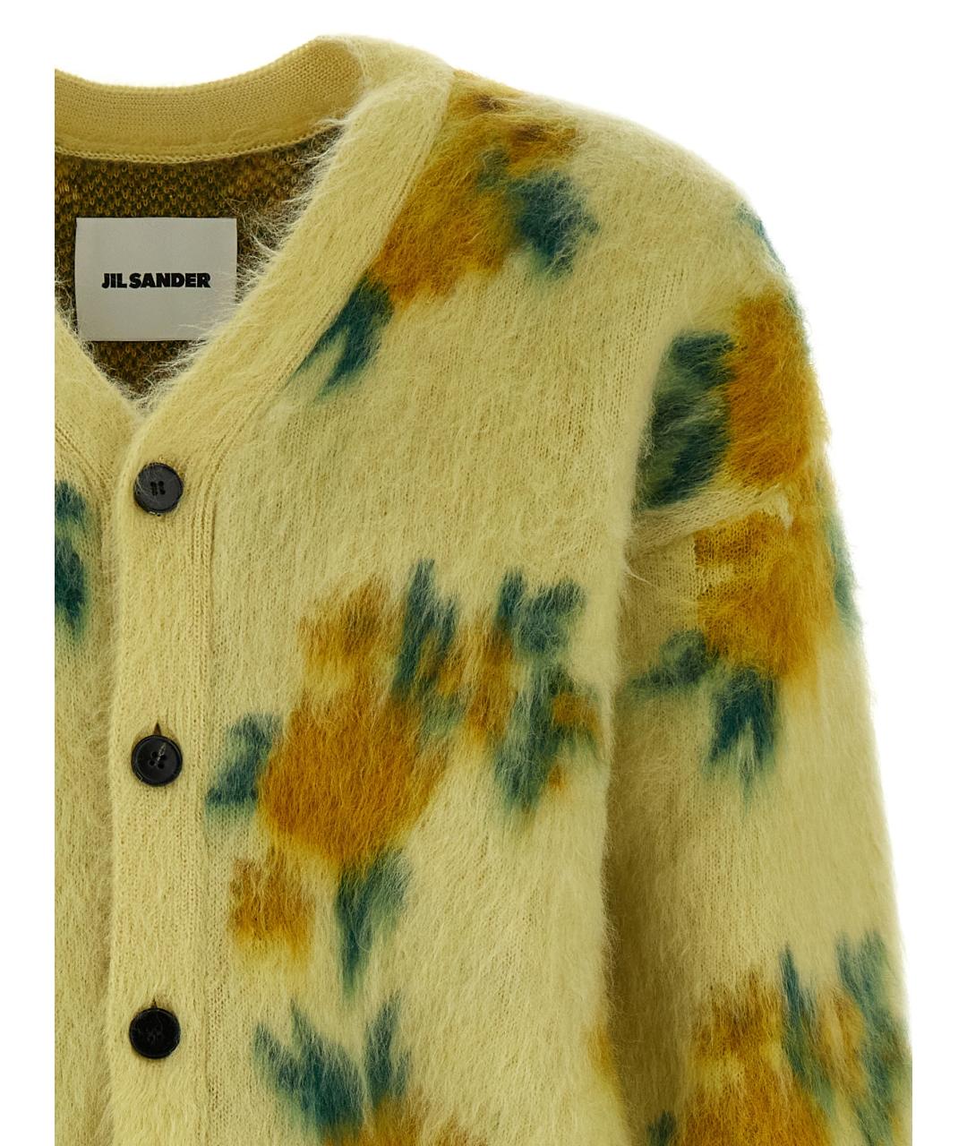 JIL SANDER Мульти шерстяной кардиган, фото 3