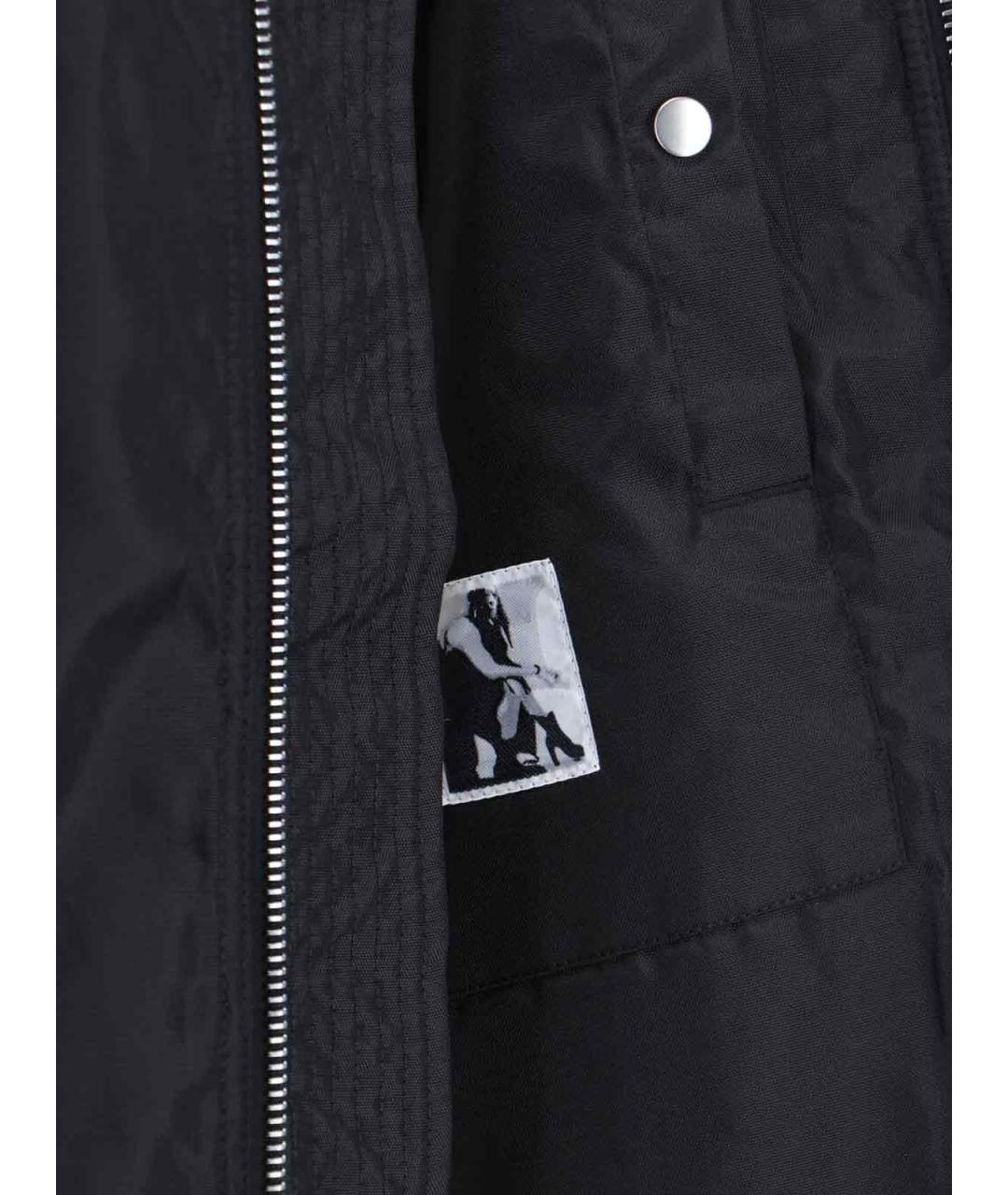 RICK OWENS DRKSHDW Черная полиамидовая куртка, фото 4