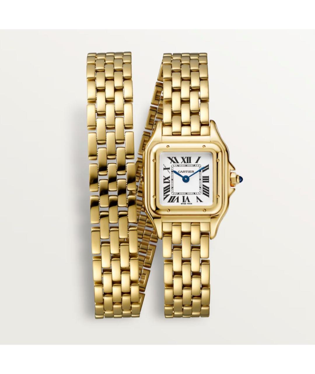 CARTIER Желтые часы из желтого золота, фото 5