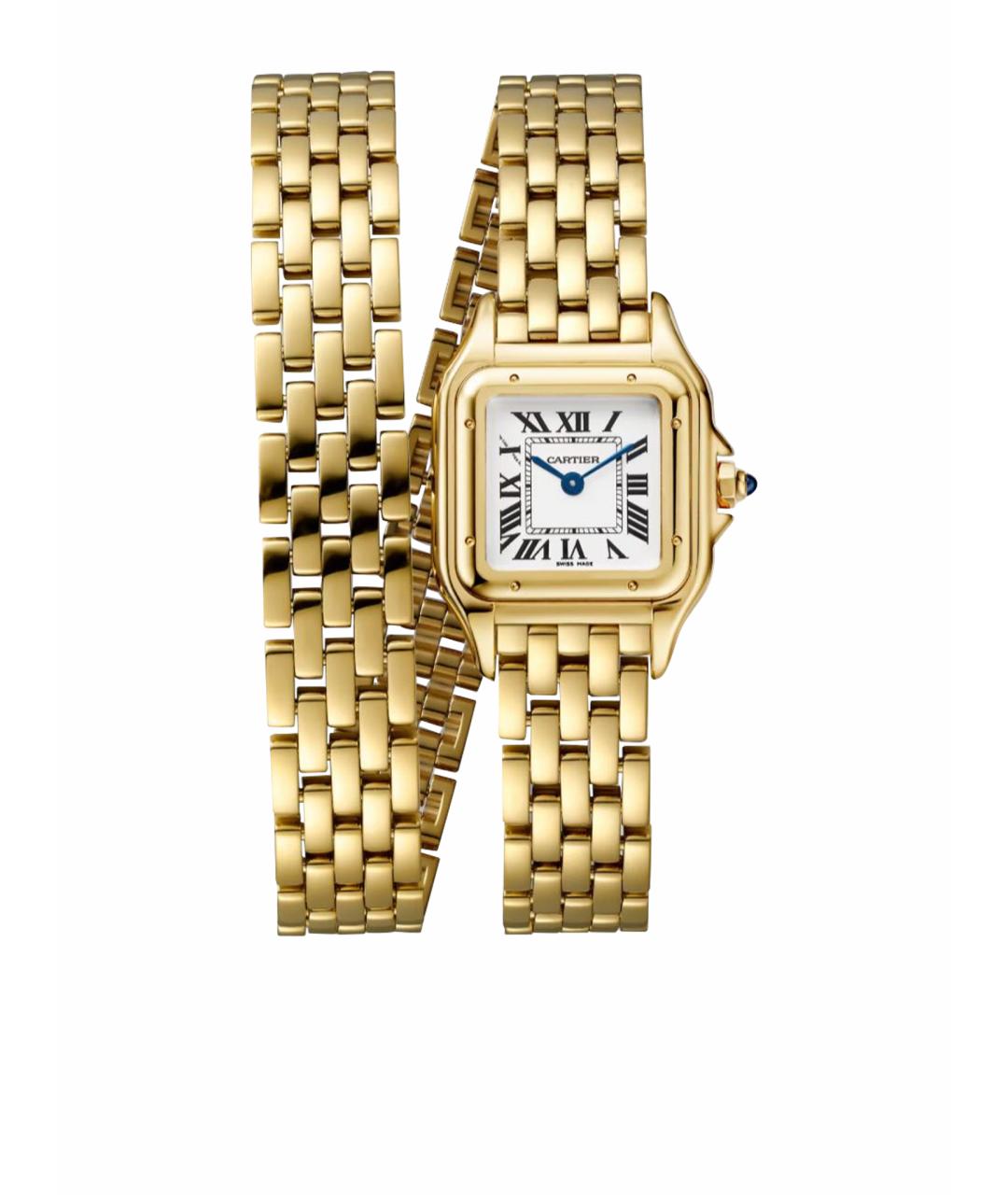 CARTIER Желтые часы из желтого золота, фото 1