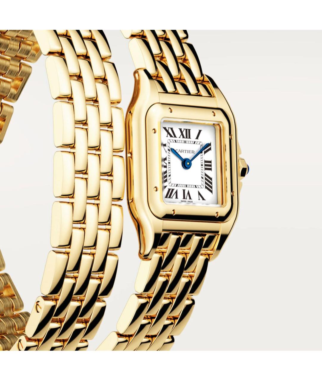 CARTIER Желтые часы из желтого золота, фото 2