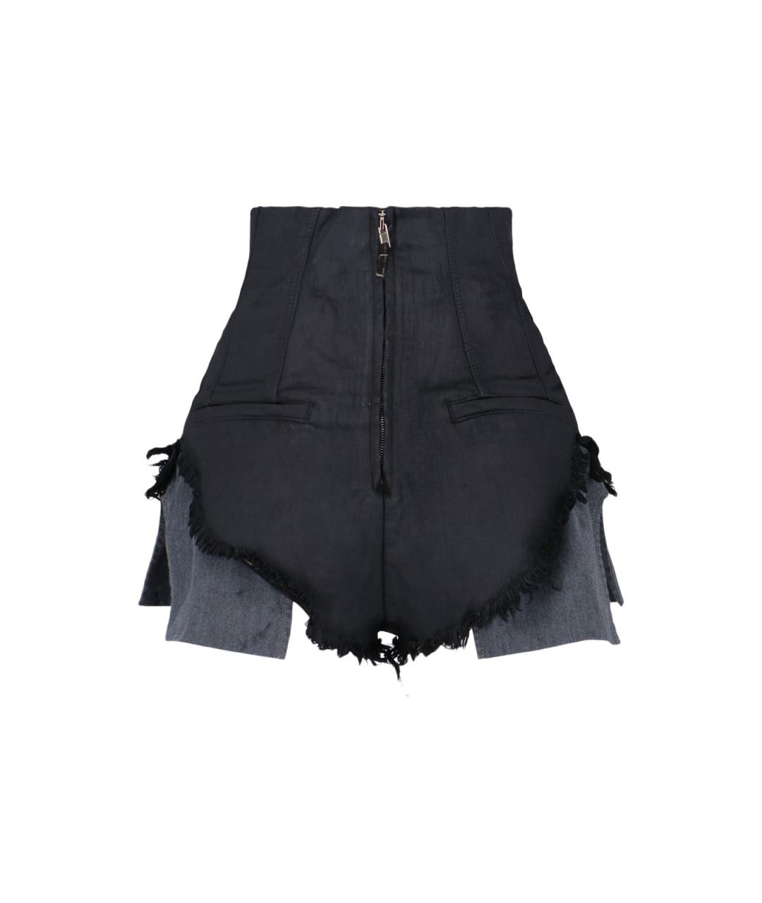 RICK OWENS DRKSHDW Черные хлопковые прямые джинсы, фото 2