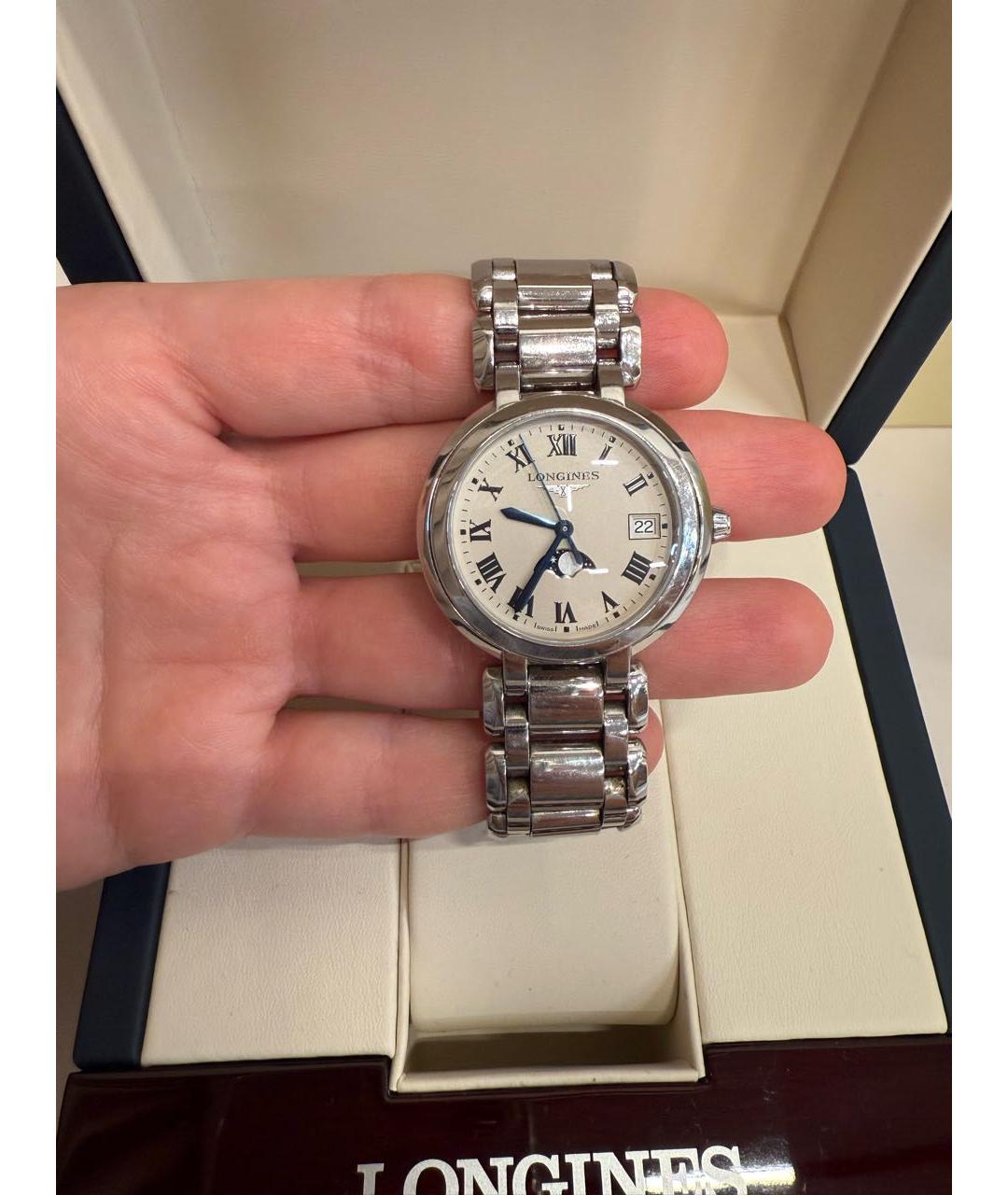 LONGINES Серые часы, фото 8