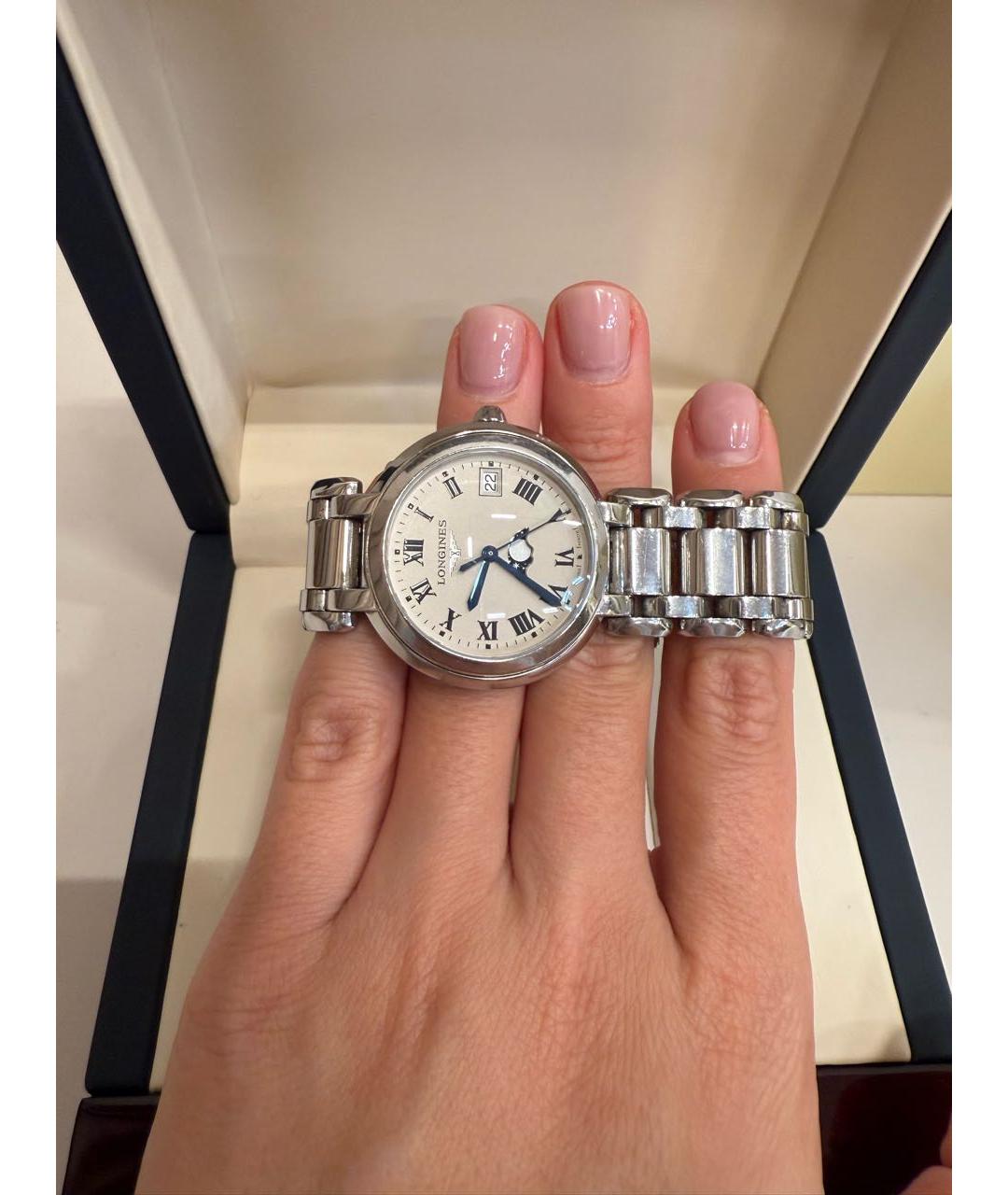 LONGINES Серые часы, фото 4