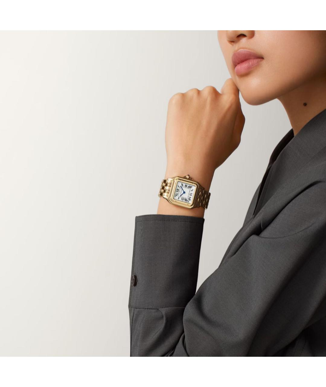 CARTIER Желтые часы из желтого золота, фото 2