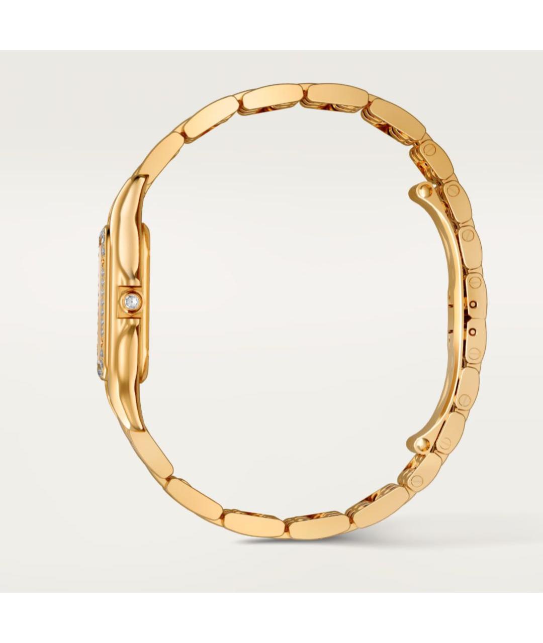 CARTIER Желтые часы из желтого золота, фото 4