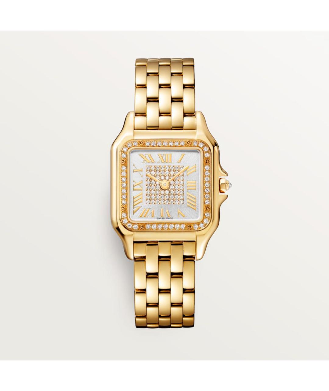 CARTIER Желтые часы из желтого золота, фото 8