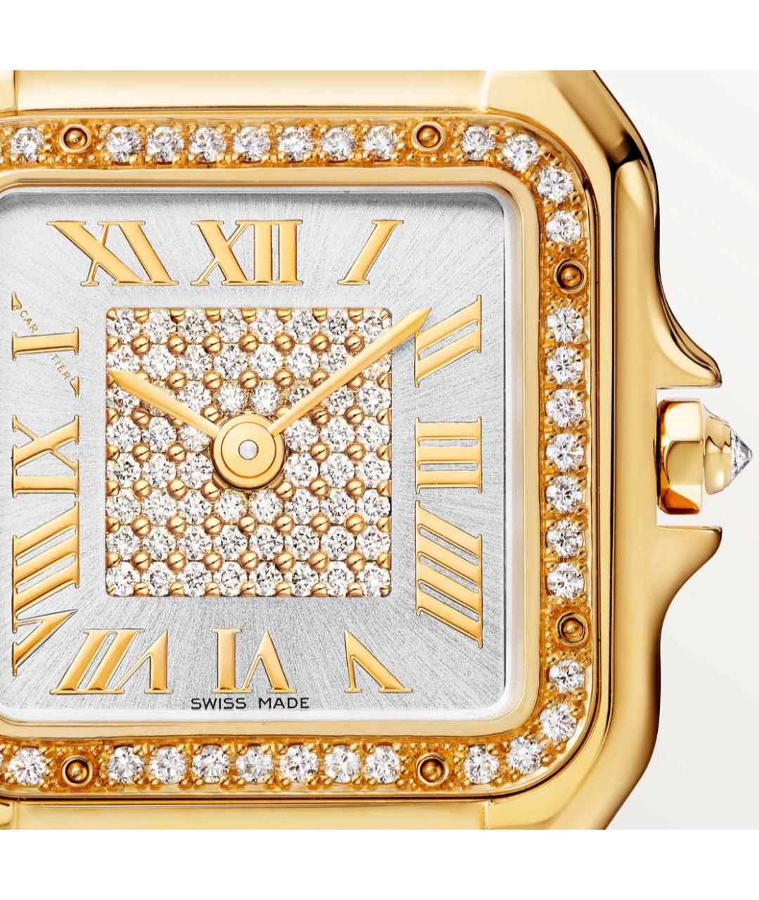 CARTIER Желтые часы из желтого золота, фото 6