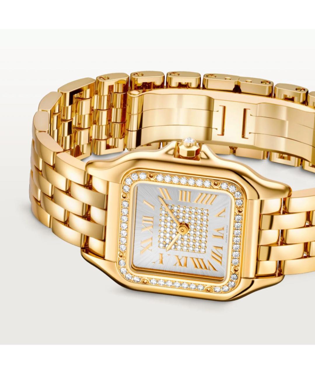 CARTIER Желтые часы из желтого золота, фото 5