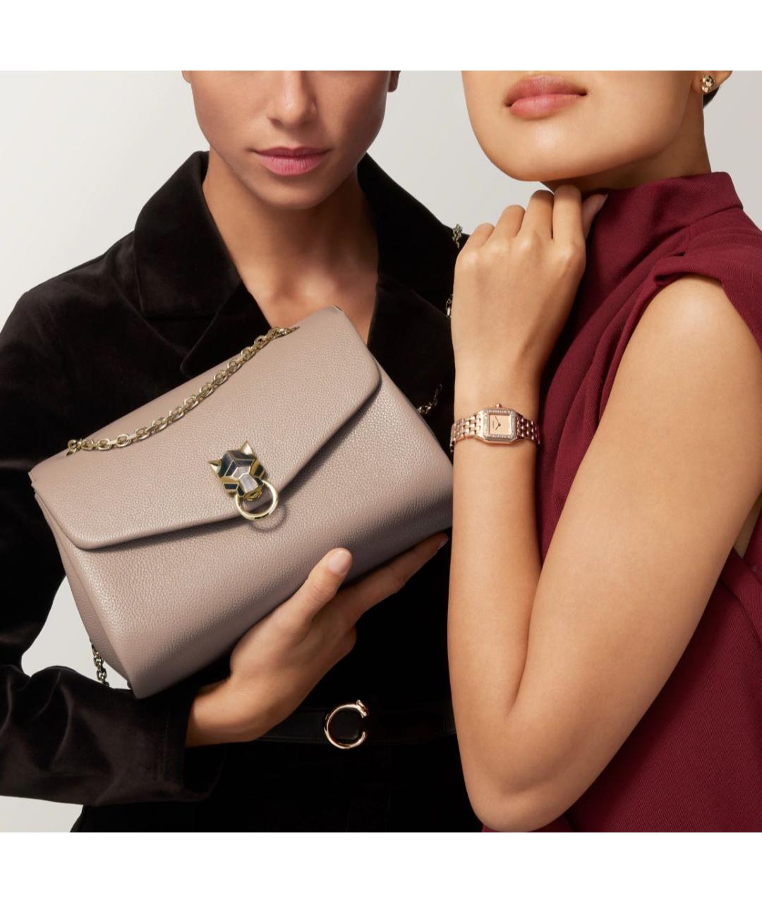 CARTIER Желтые часы из розового золота, фото 2