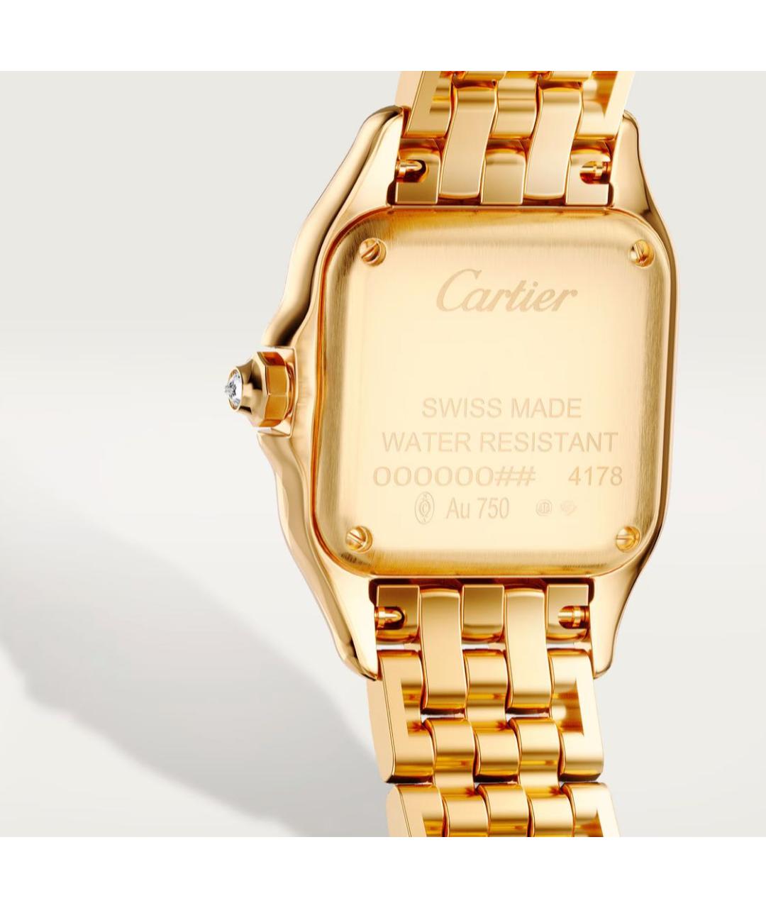 CARTIER Желтые часы из желтого золота, фото 2
