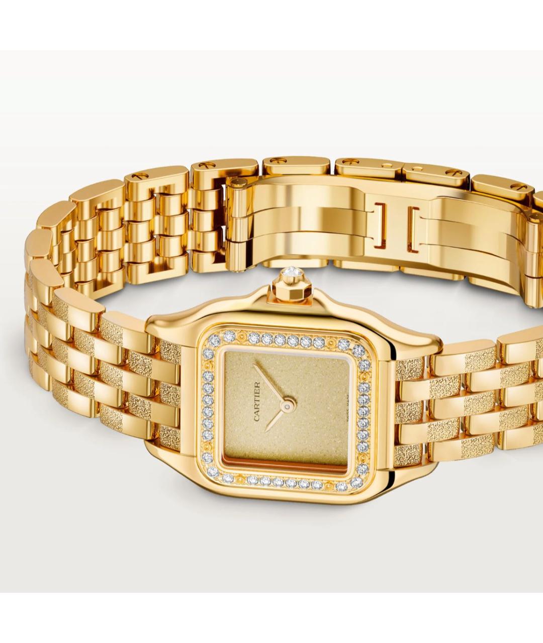 CARTIER Желтые часы из желтого золота, фото 5