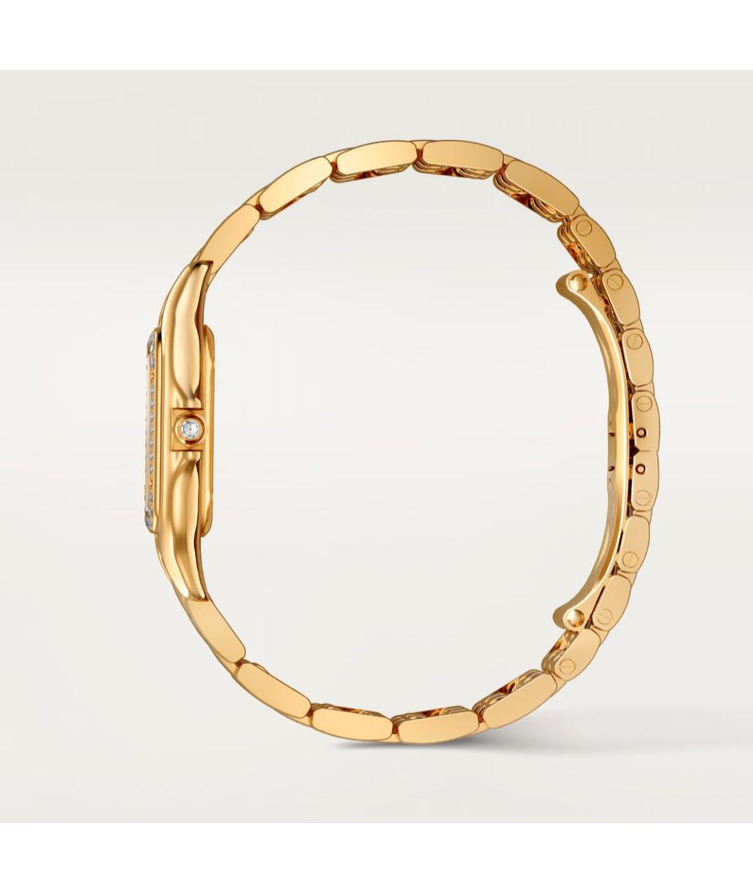 CARTIER Желтые часы из желтого золота, фото 4