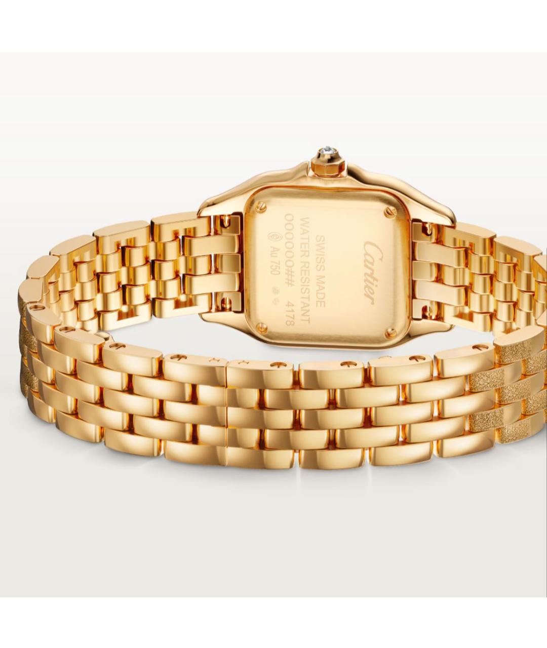 CARTIER Желтые часы из желтого золота, фото 3