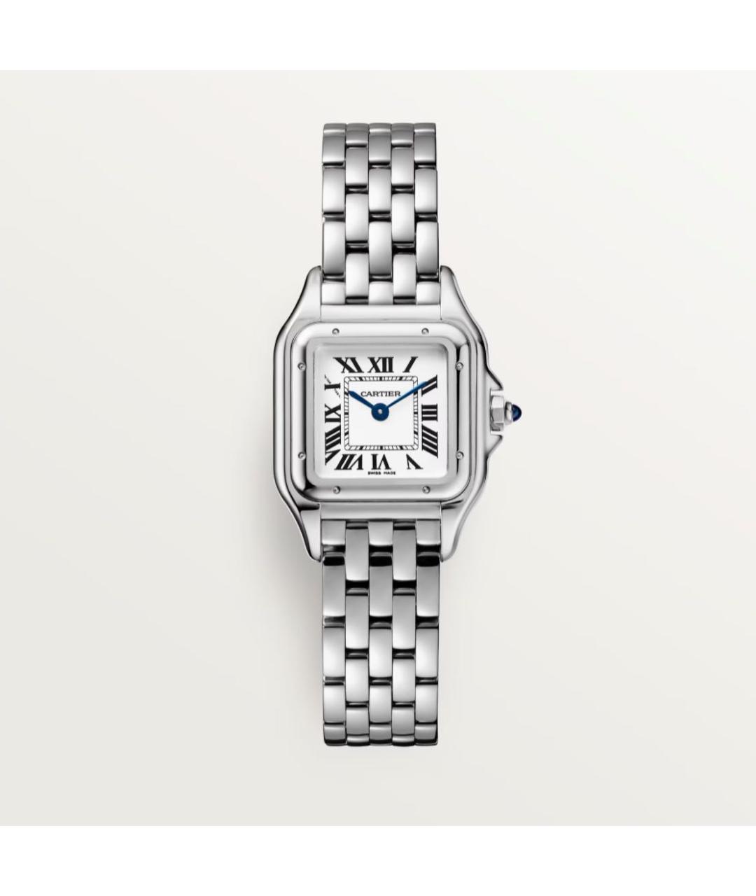 CARTIER Белые металлические часы, фото 6
