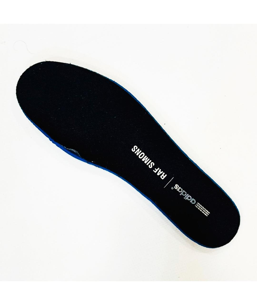 ADIDAS X RAF SIMONS Черные кожаные низкие кроссовки / кеды, фото 6