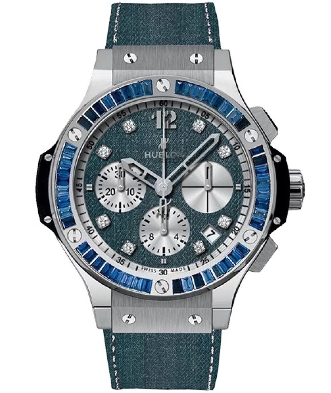 HUBLOT Синие металлические часы, фото 1