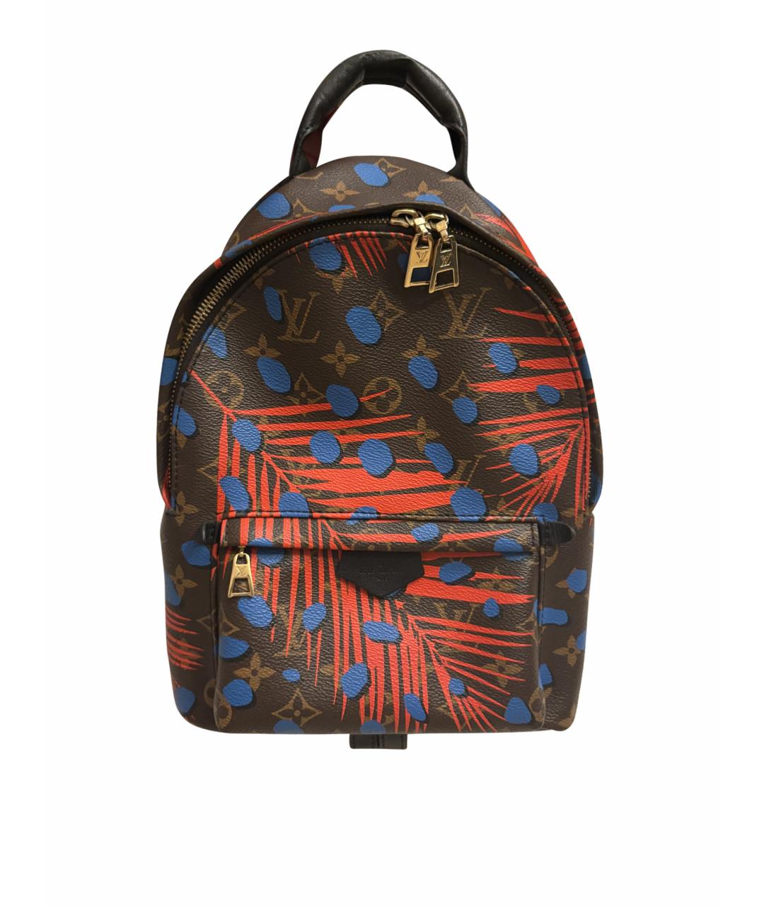 LOUIS VUITTON Коричневый кожаный рюкзак, фото 1