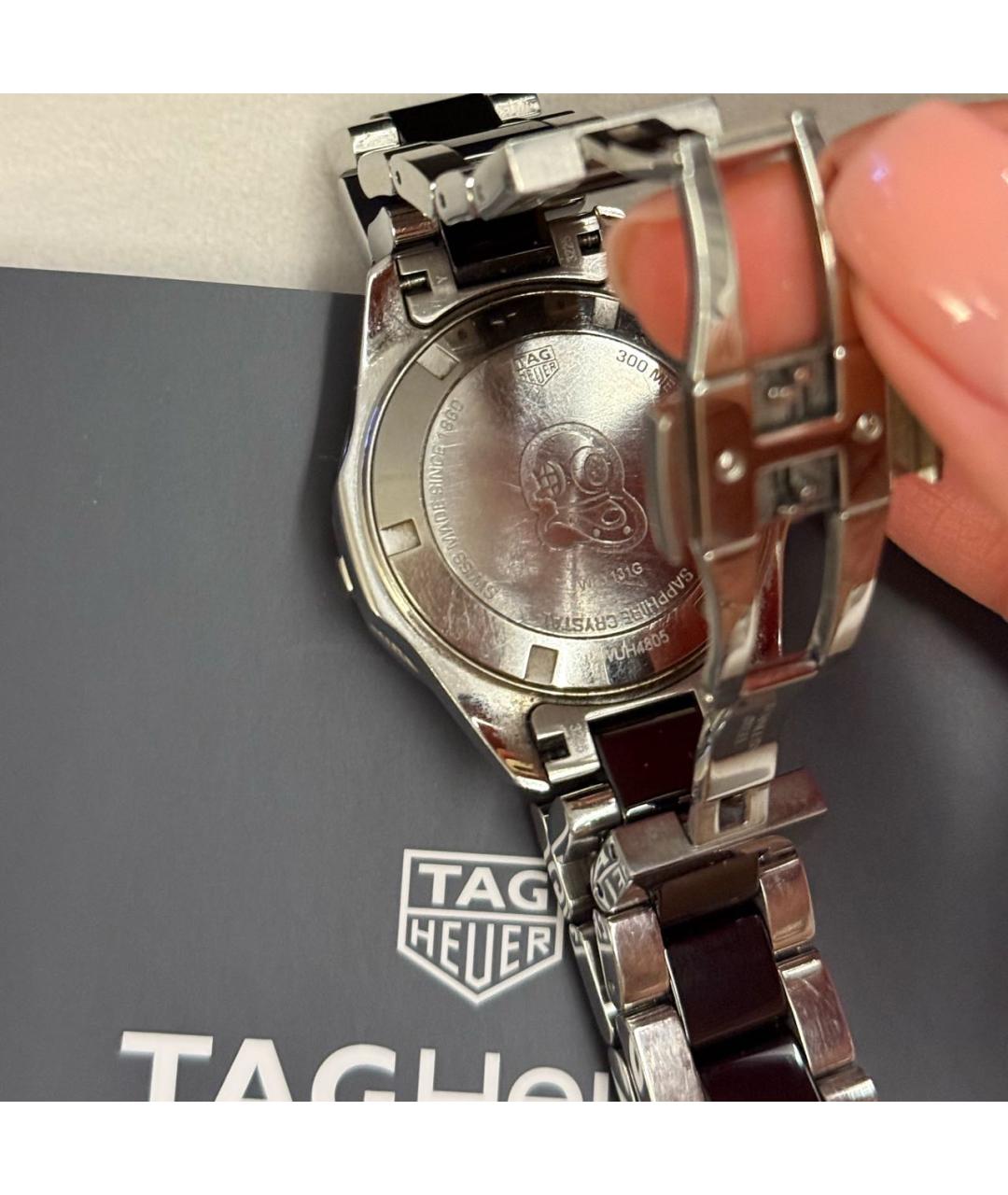 TAG HEUER Черные керамические часы, фото 3