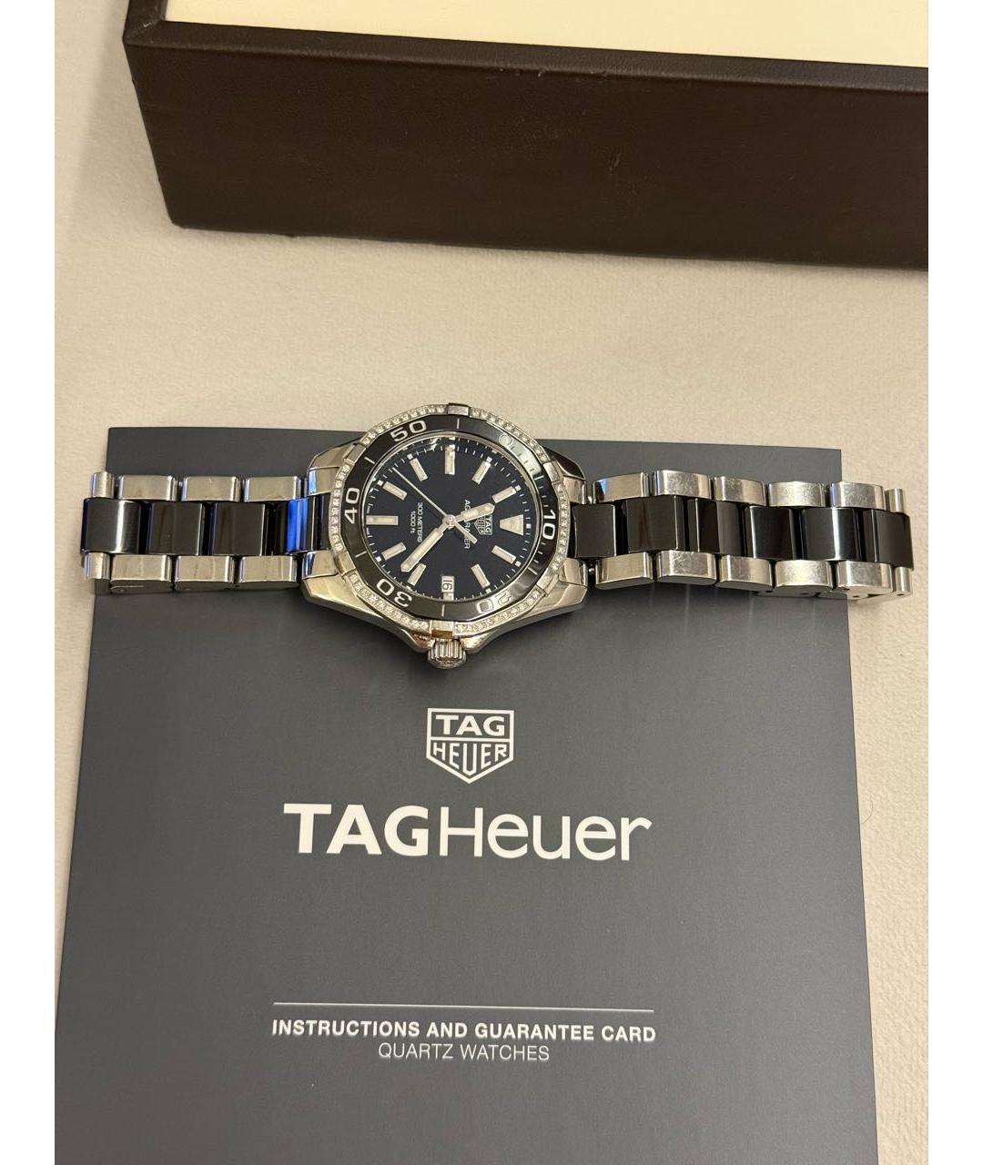 TAG HEUER Черные керамические часы, фото 5