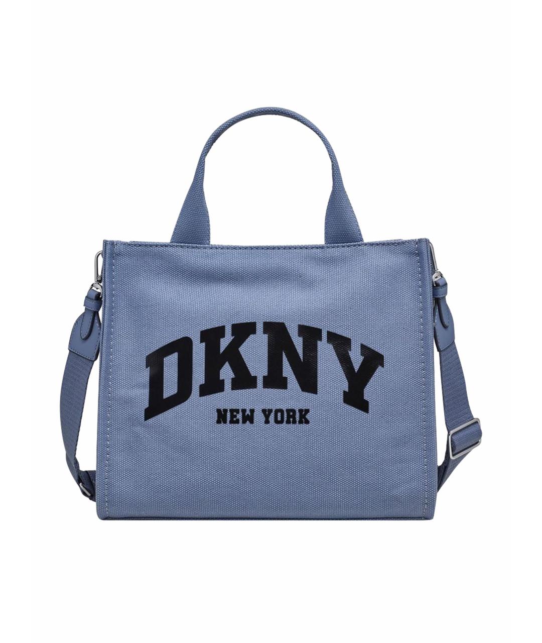 DKNY Синяя деним сумка тоут, фото 1