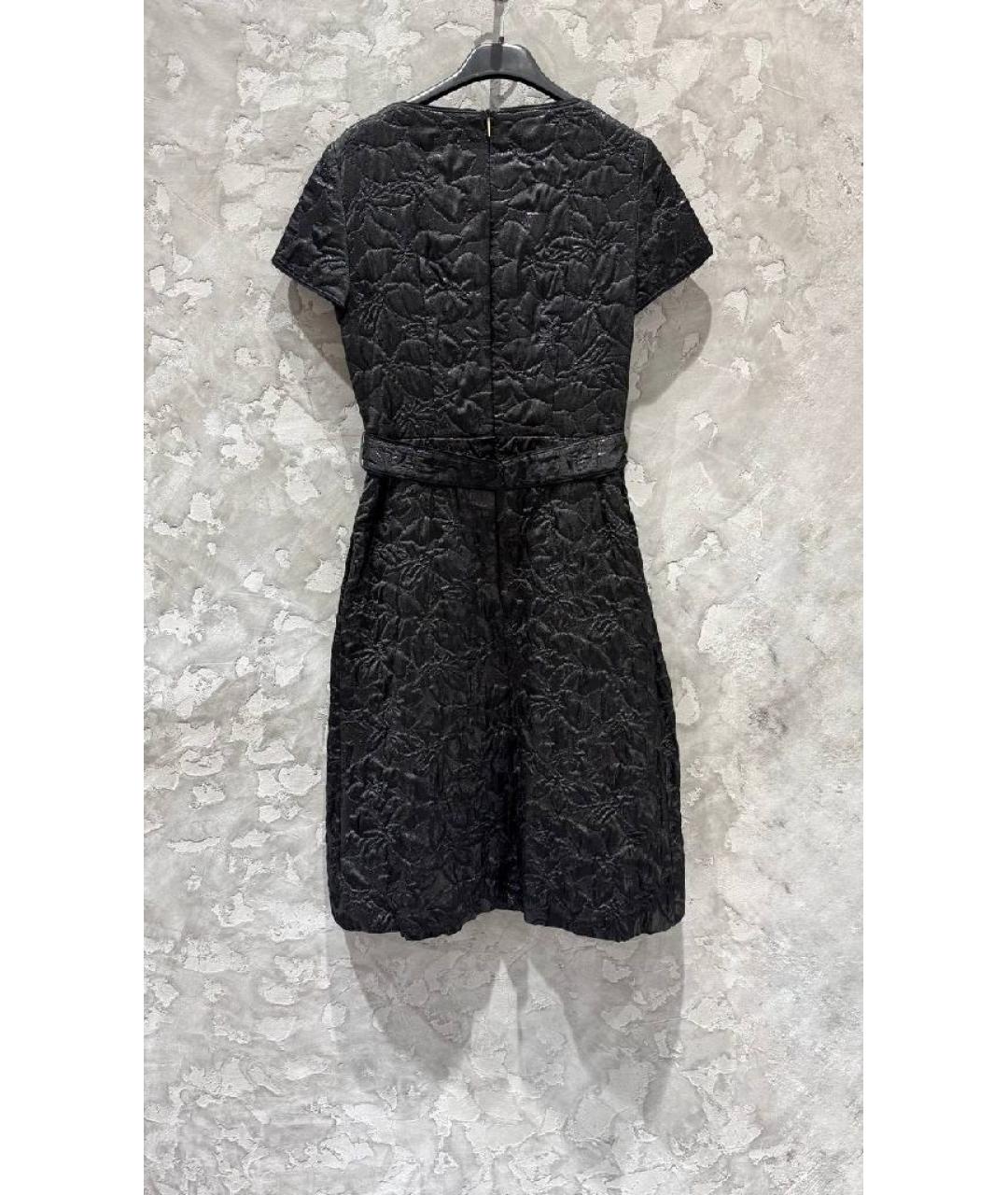 HUGO BOSS Черное полиэстеровое платье, фото 2