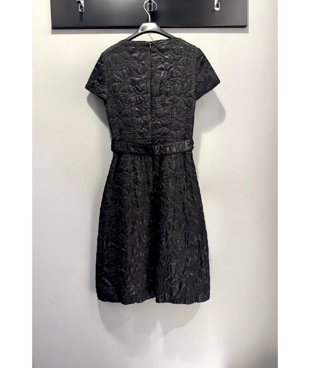 HUGO BOSS Черное полиэстеровое платье, фото 6