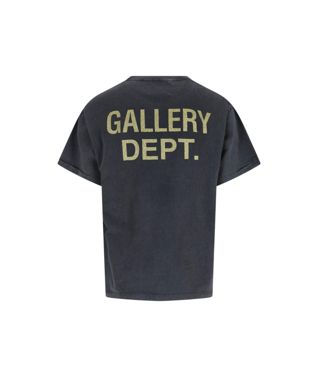 Gallery Dept Черная хлопковая футболка, фото 2