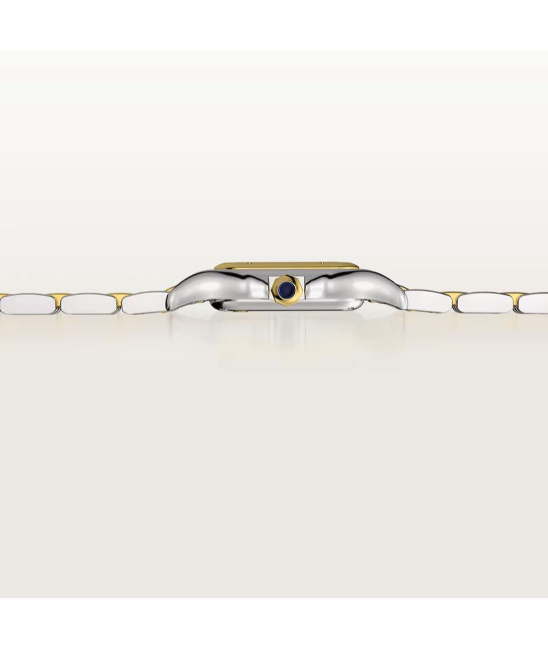 CARTIER Серебряные часы из желтого золота, фото 5