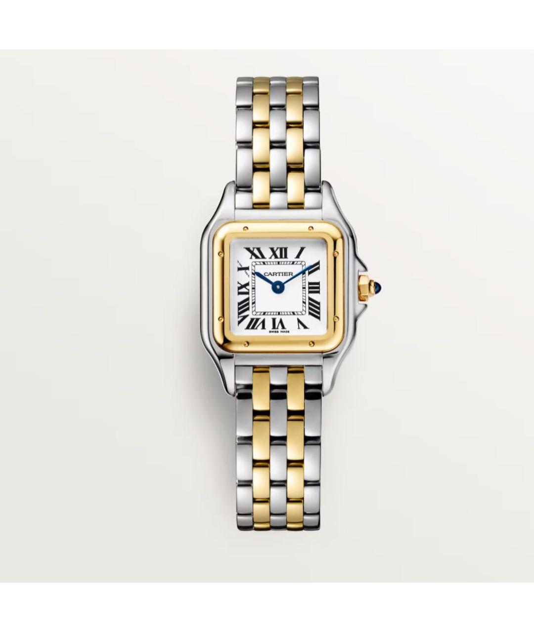 CARTIER Серебряные часы из желтого золота, фото 7