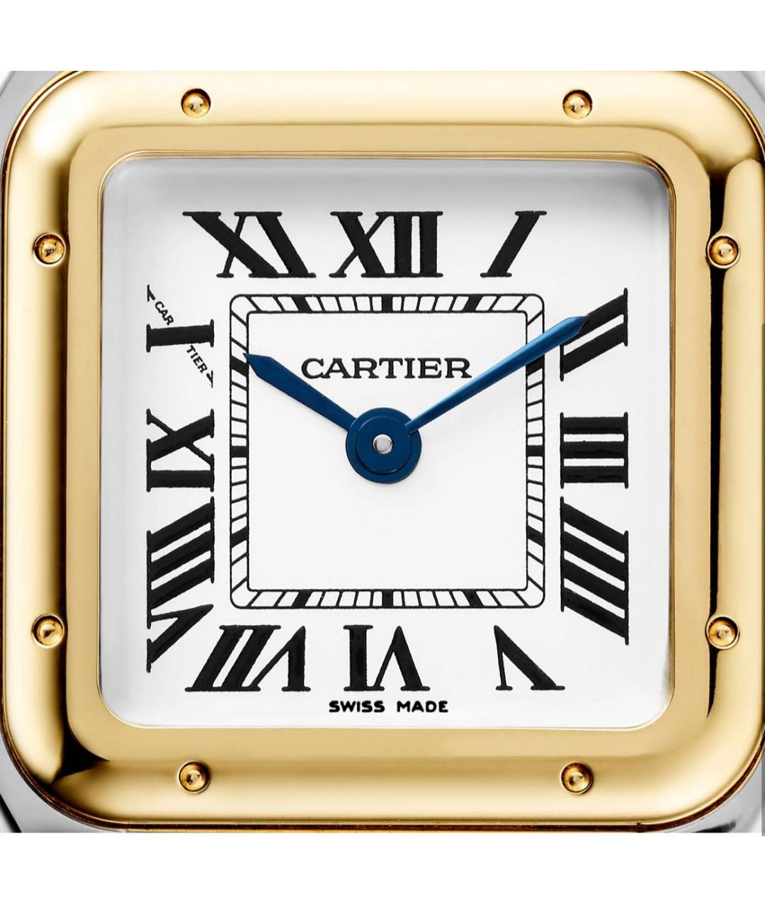 CARTIER Серебряные часы из желтого золота, фото 3