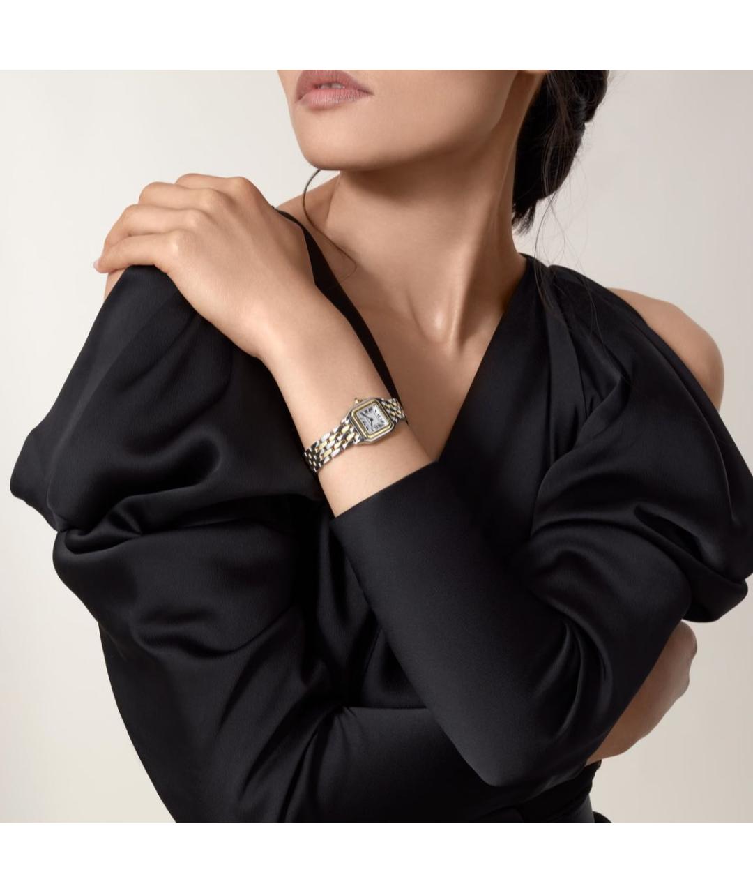 CARTIER Серебряные часы из желтого золота, фото 2