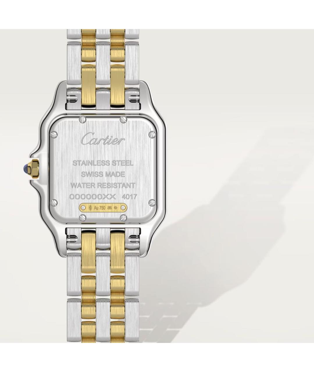 CARTIER Серебряные часы из желтого золота, фото 4