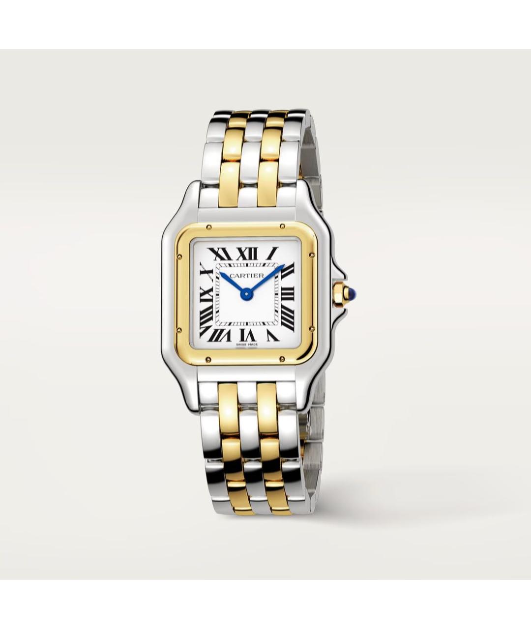 CARTIER Серебряные часы из желтого золота, фото 3