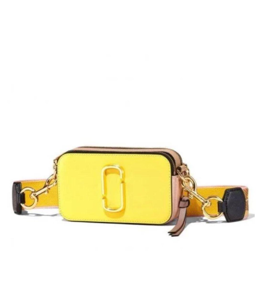 MARC JACOBS Желтая кожаная сумка через плечо, фото 3