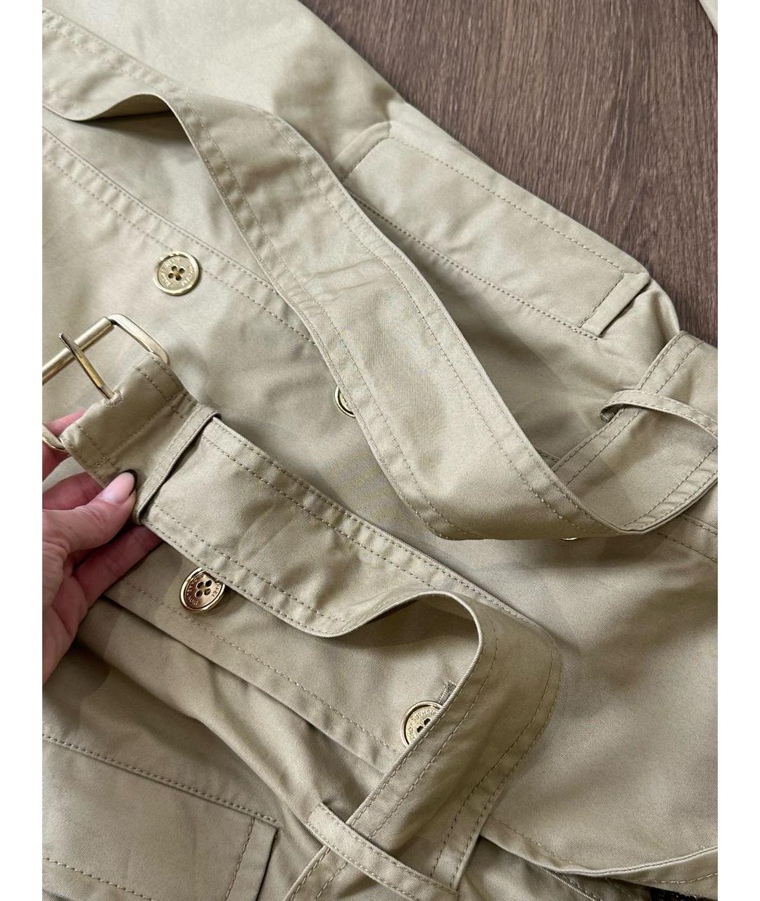 MICHAEL KORS Бежевый тренч/плащ, фото 4