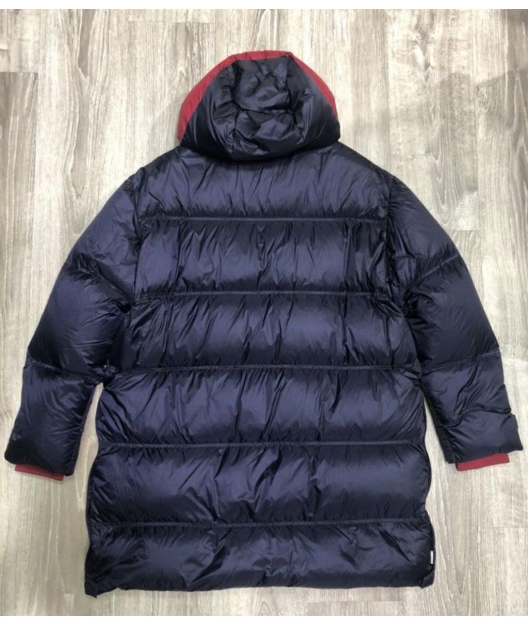 EMPORIO ARMANI Темно-синий полиэстеровый пуховик, фото 2