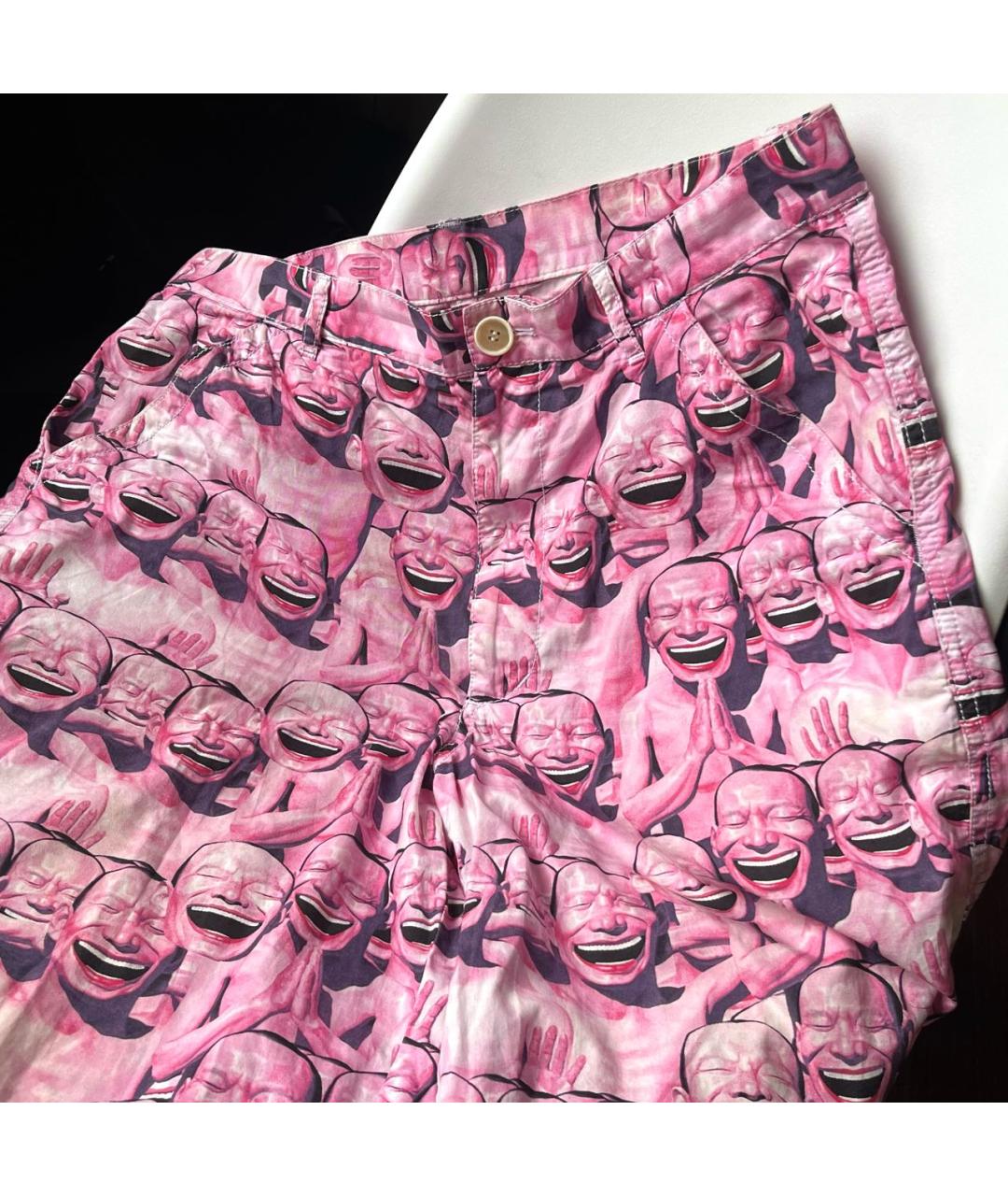 COMME DES GARÇONS SHIRT Розовые хлопковые шорты, фото 4