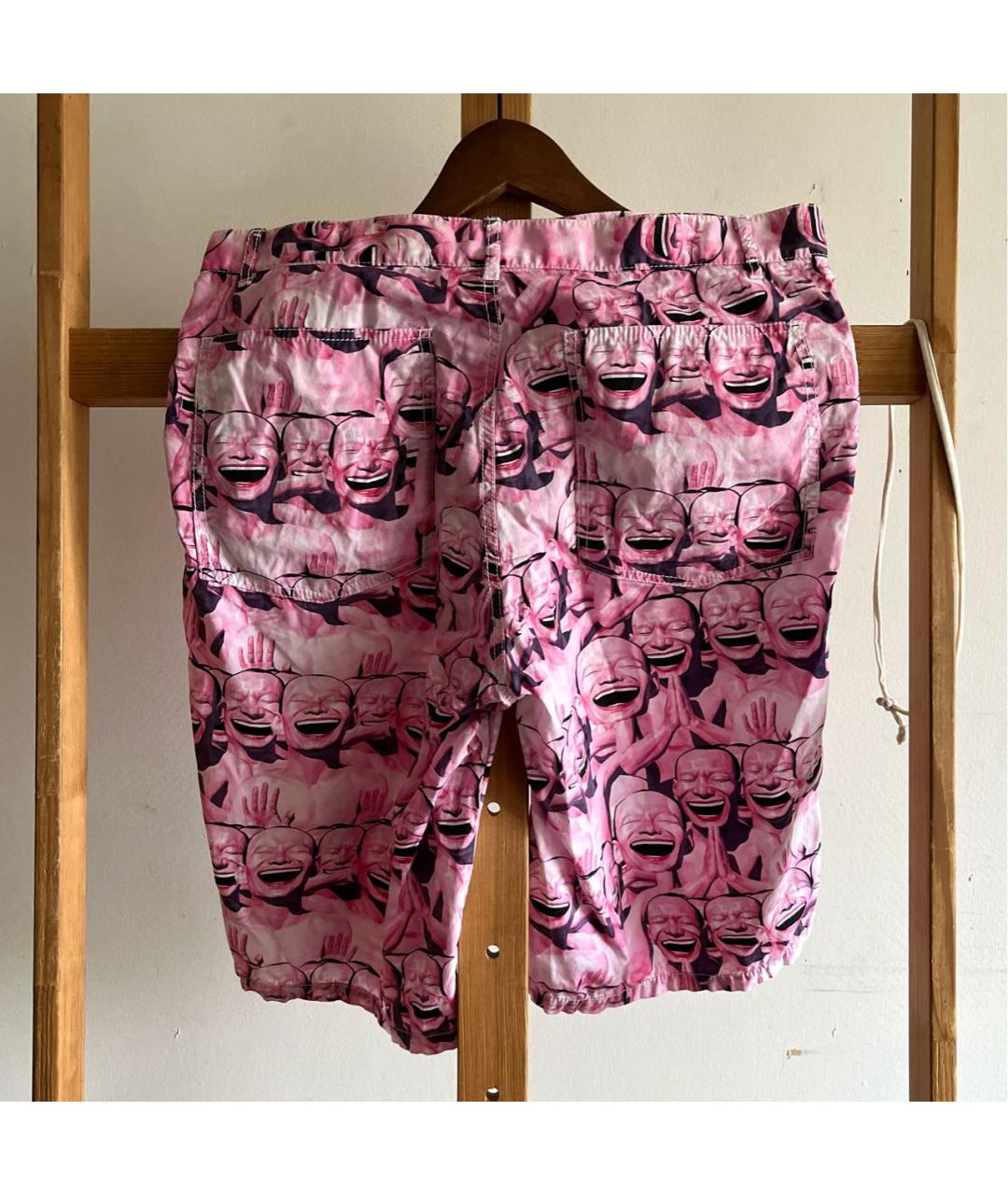 COMME DES GARÇONS SHIRT Розовые хлопковые шорты, фото 2