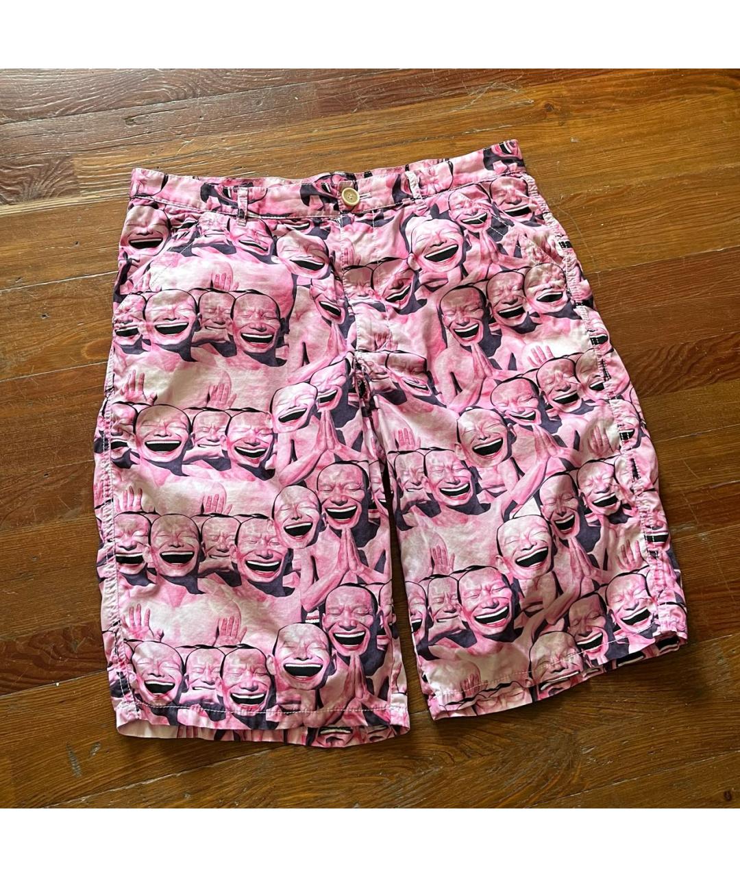 COMME DES GARÇONS SHIRT Розовые хлопковые шорты, фото 7