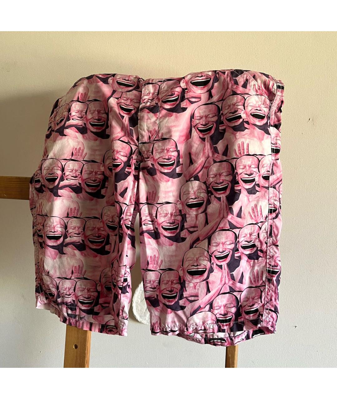 COMME DES GARÇONS SHIRT Розовые хлопковые шорты, фото 6