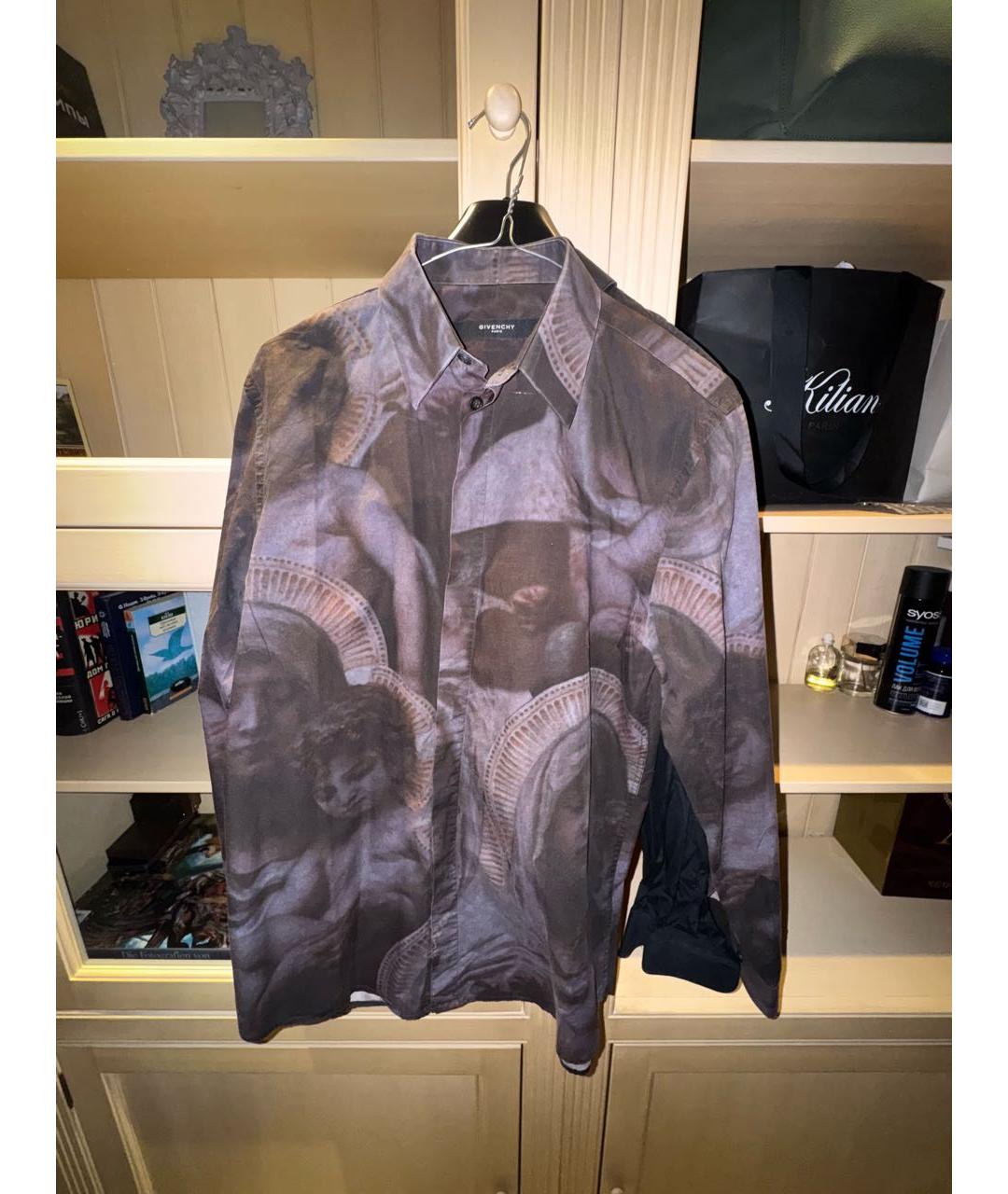 GIVENCHY Фиолетовая хлопковая кэжуал рубашка, фото 6