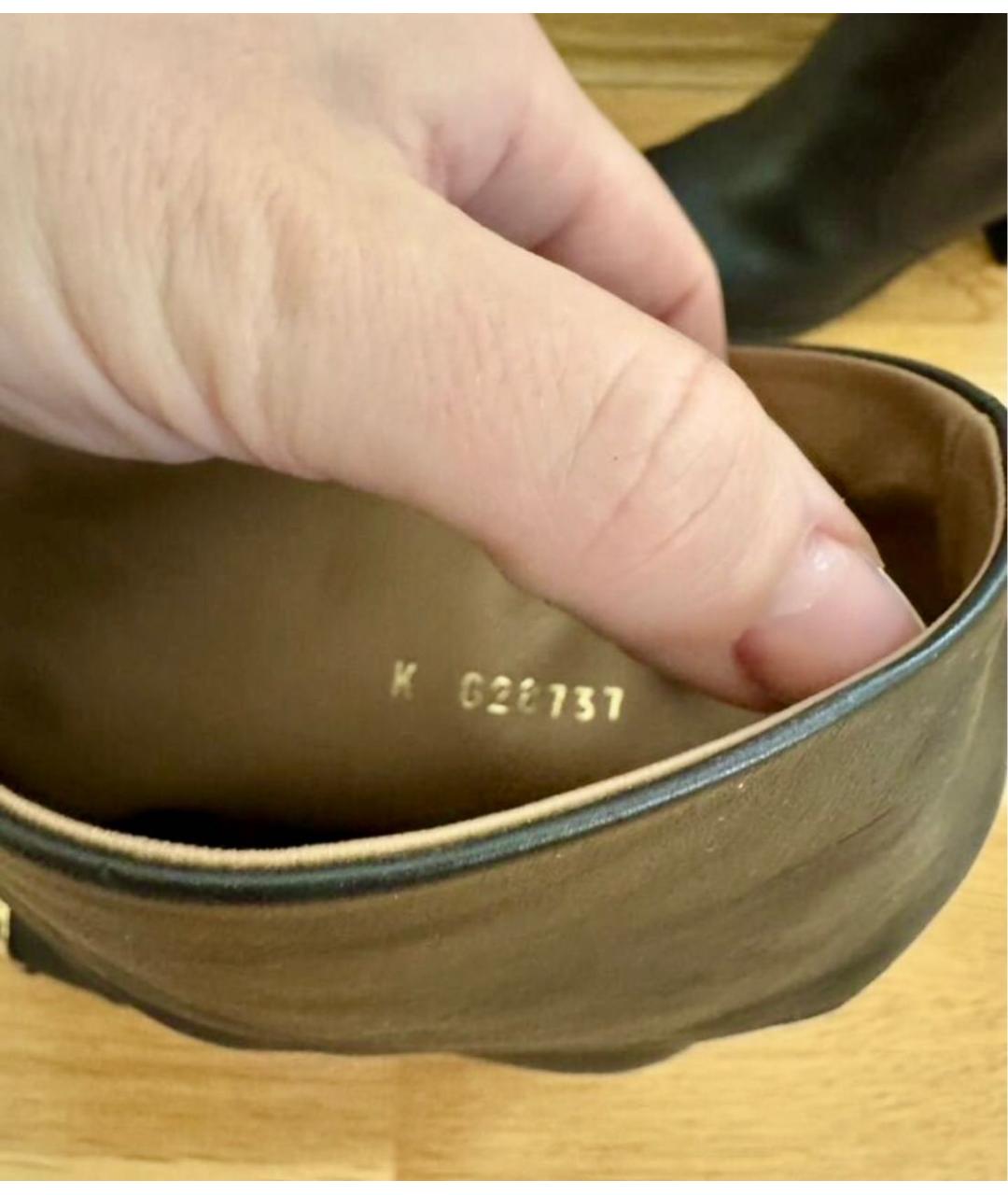 CHANEL Черные кожаные полусапоги, фото 3