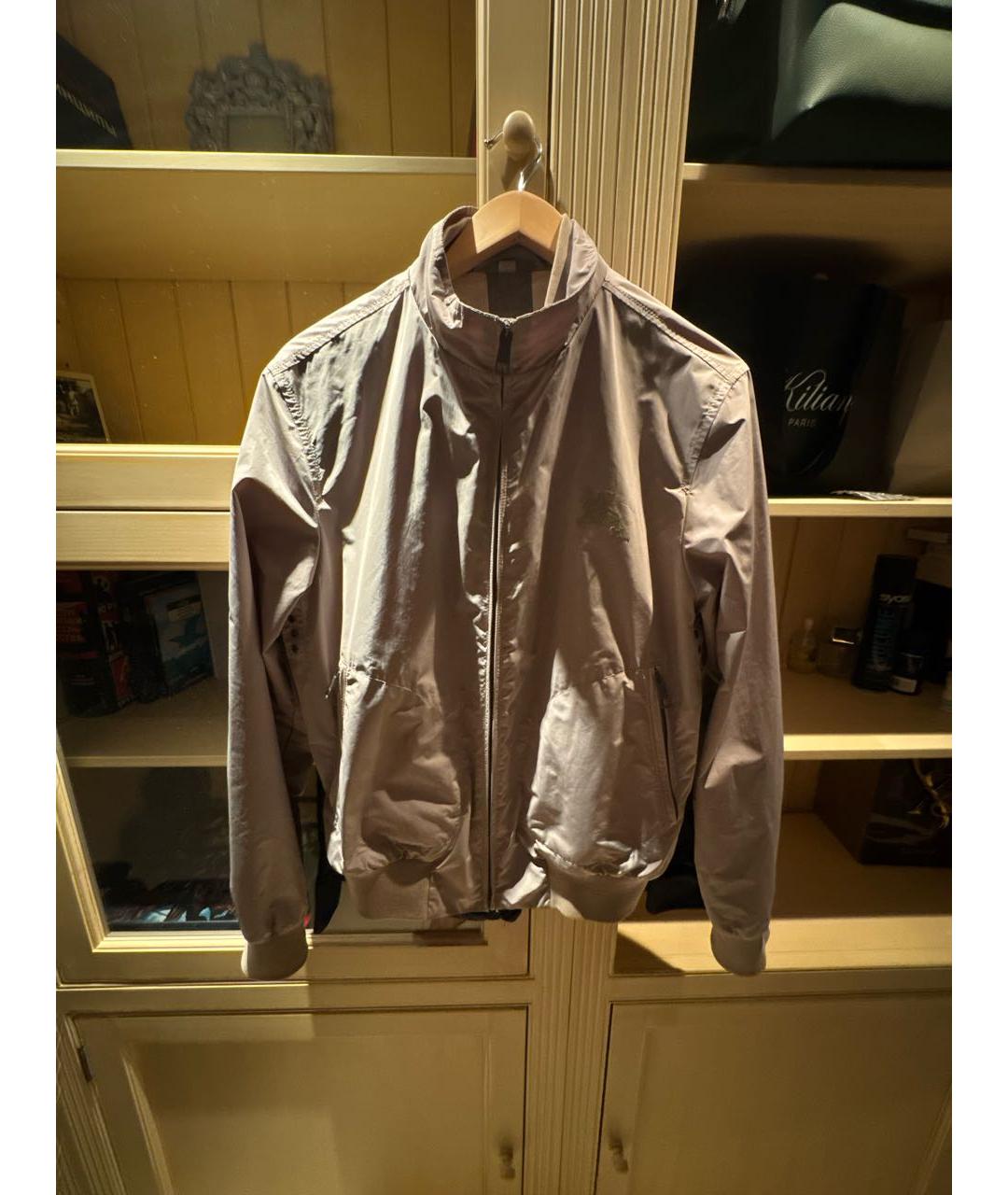BURBERRY BRIT Бежевая полиэстеровая куртка, фото 5