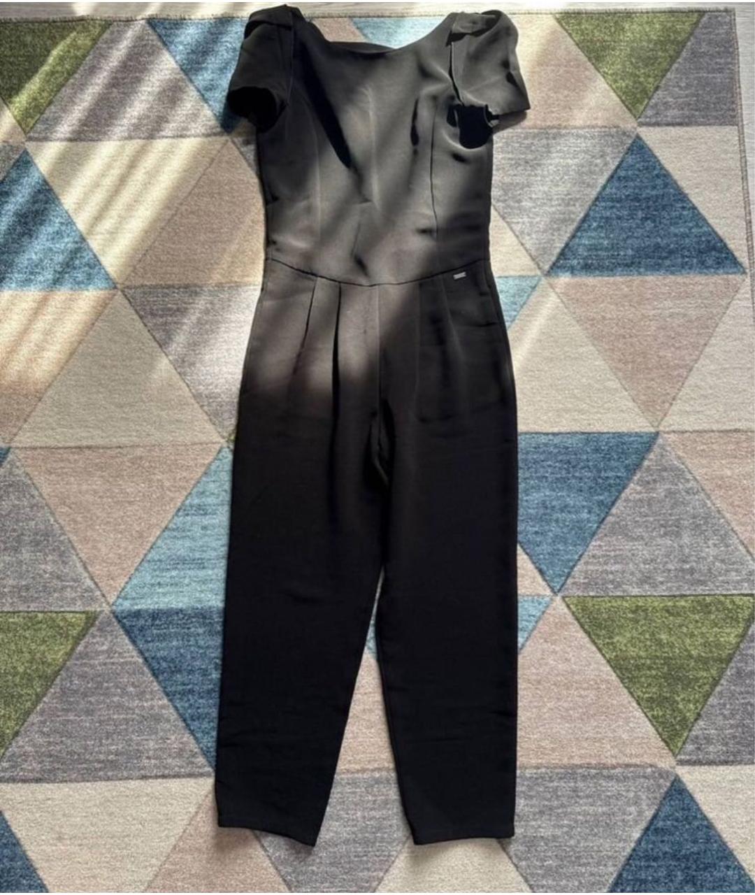 ARMANI EXCHANGE Черный полиэстеровый комбинезон, фото 5