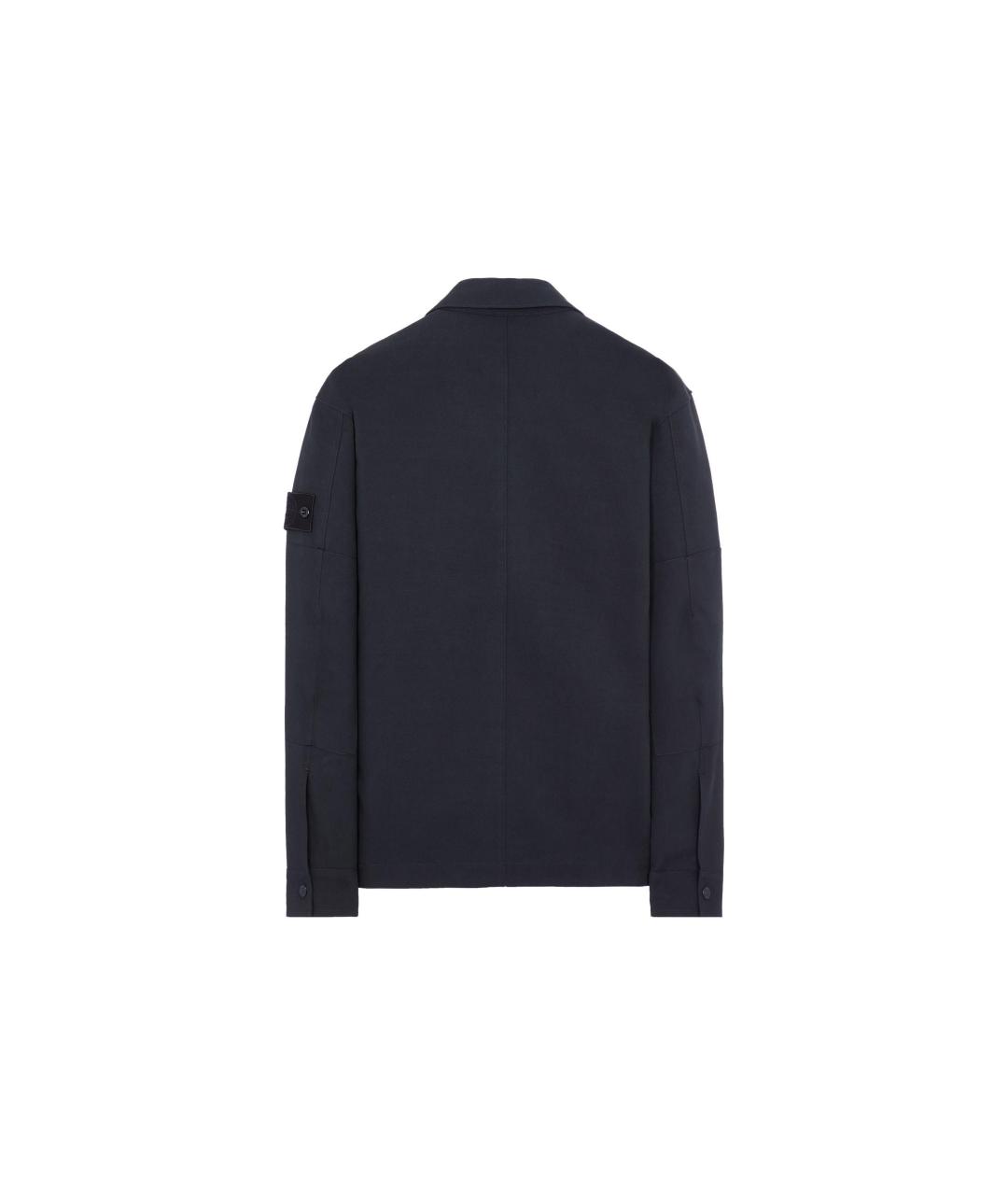 STONE ISLAND Темно-синяя куртка, фото 2